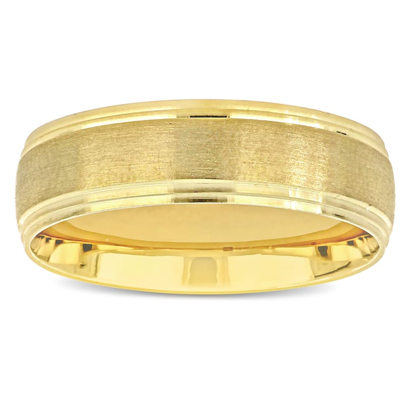 Miadora 6mm Ladies Wedding Band in 10k Yellow Gold