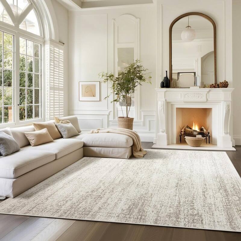 Area Rugs for Living Room,Rugs for Bedroom - 8' x 10' (Rectangular)