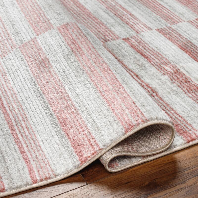 Livabliss San Fran Casual Checkered Area Rug
