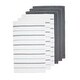 preview thumbnail 1 of 22, The Sloppy Chef Premier 6-Piece Striped Kitchen Towels - 15x25