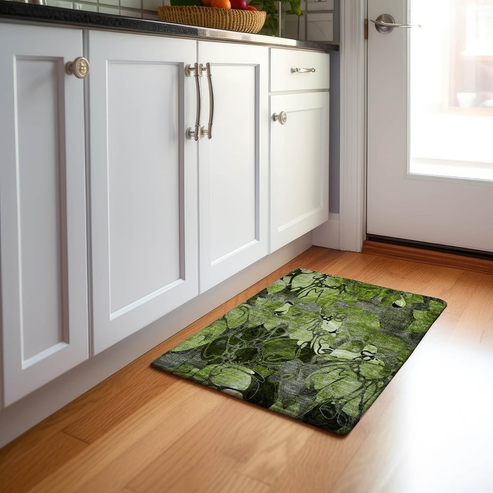 Premium Washable Super Soft Abstract Floral Mayfield Rug
