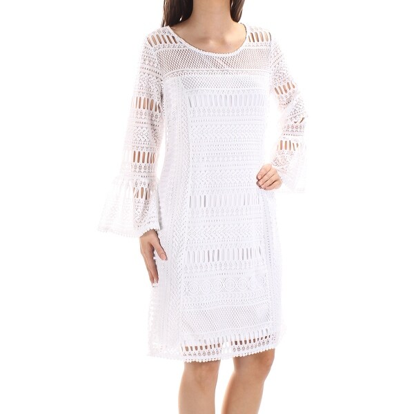 alfani white lace dress