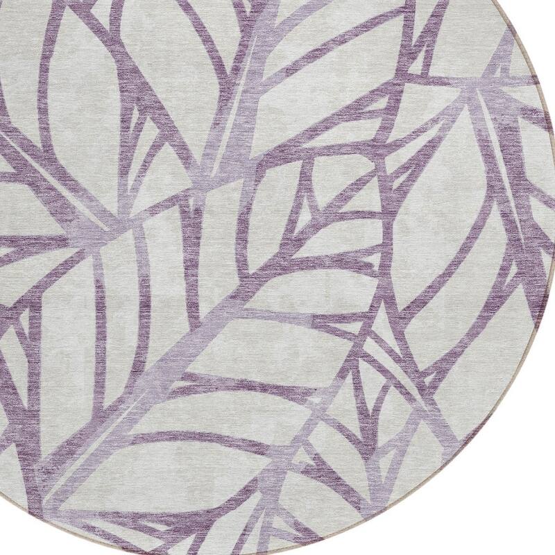 HomeRoots Floral Transitional Rectangle Outdoor Rug