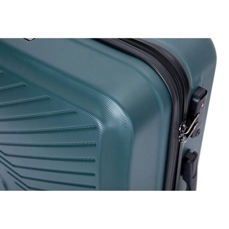 High Quality 3 Piece Hard-Shell Luggage Sets, ABS Lightweight Suitcase with Telescoping Handles and Spinner Wheels & TSA Lock