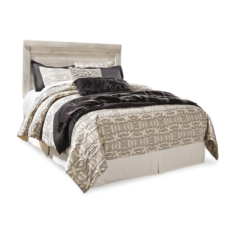 Signature Design by Ashley Bellaby Panel Headboard - Whitewash - Queen