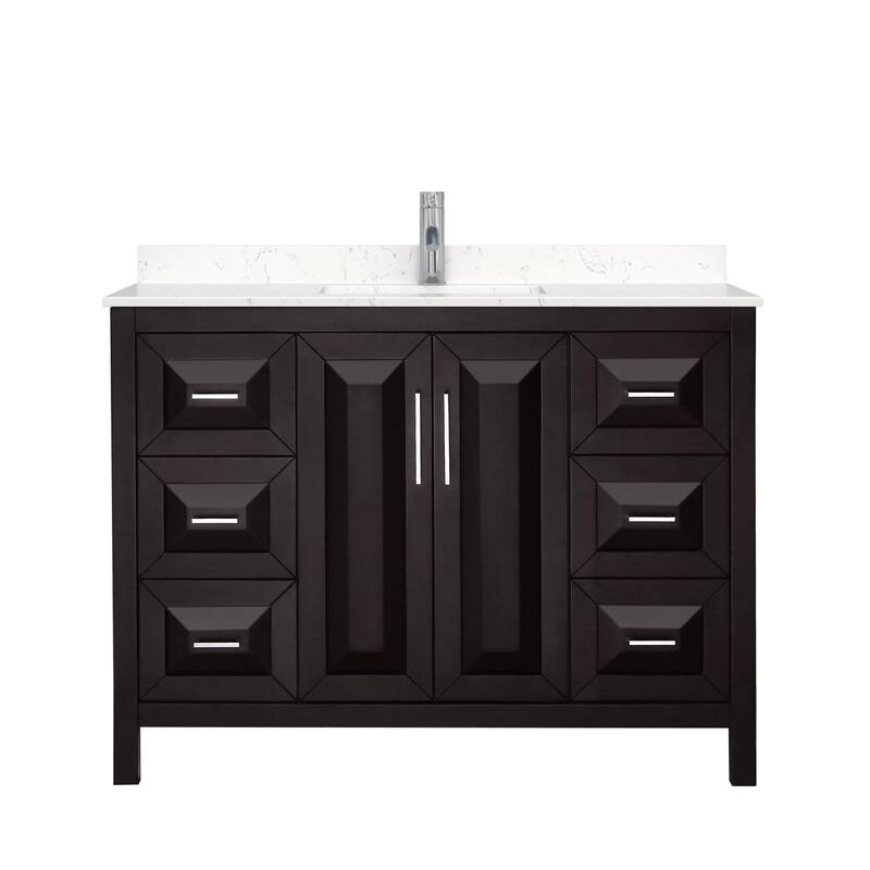 Wyndham Collection Daria 48" Free Standing Single Basin Vanity Set