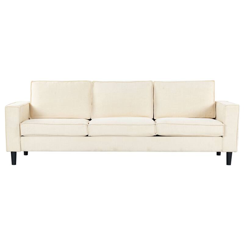 SAFAVIEH Couture Kalyna 3.5-Seater Sofa - 96"W x 33"D x 33"H