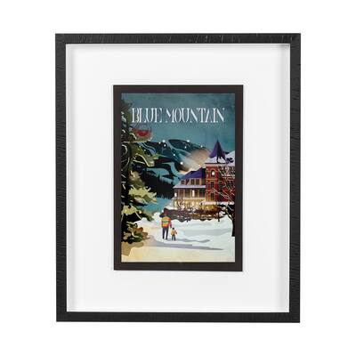 Blue Mountain Go (M) Framed Art Print