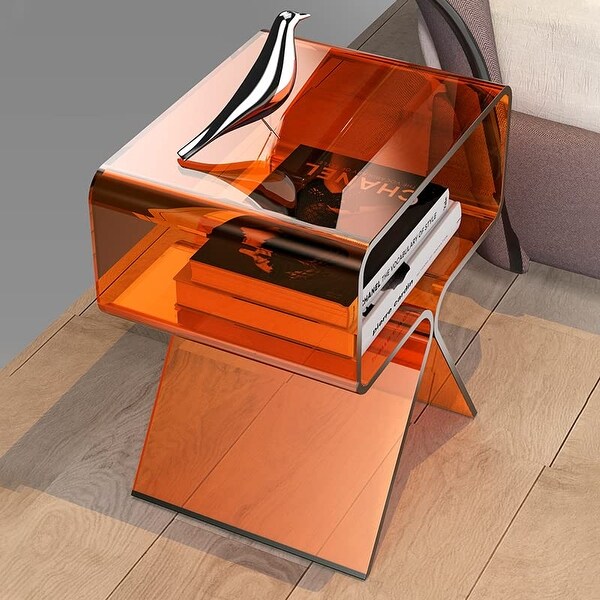 Plexiglass shop end table