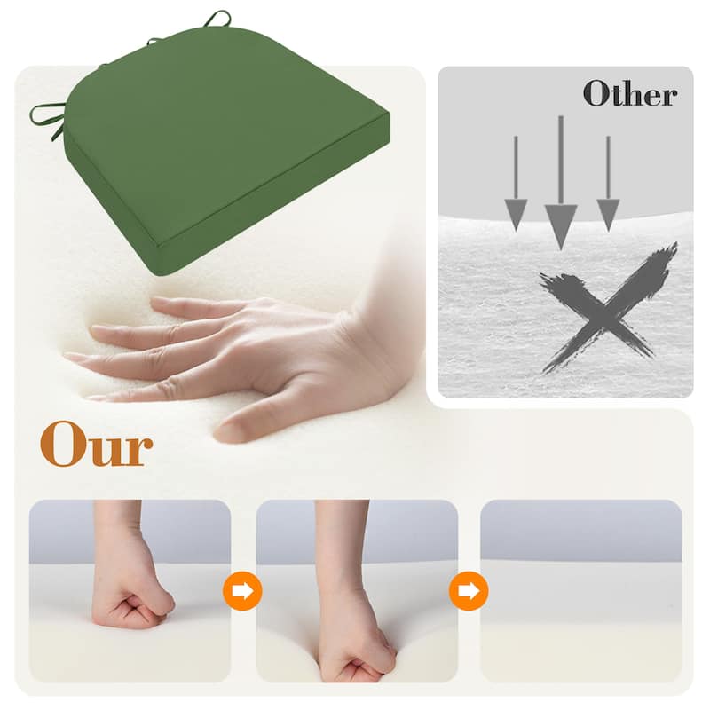 Outdoor Seat Waterproof Chair Cushion for Patio Furniture