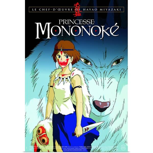 princess mononoke landscape poster