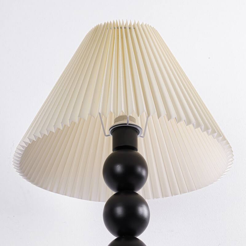 5 Bead Floor Lamp with Pleated Shade - 65 inch