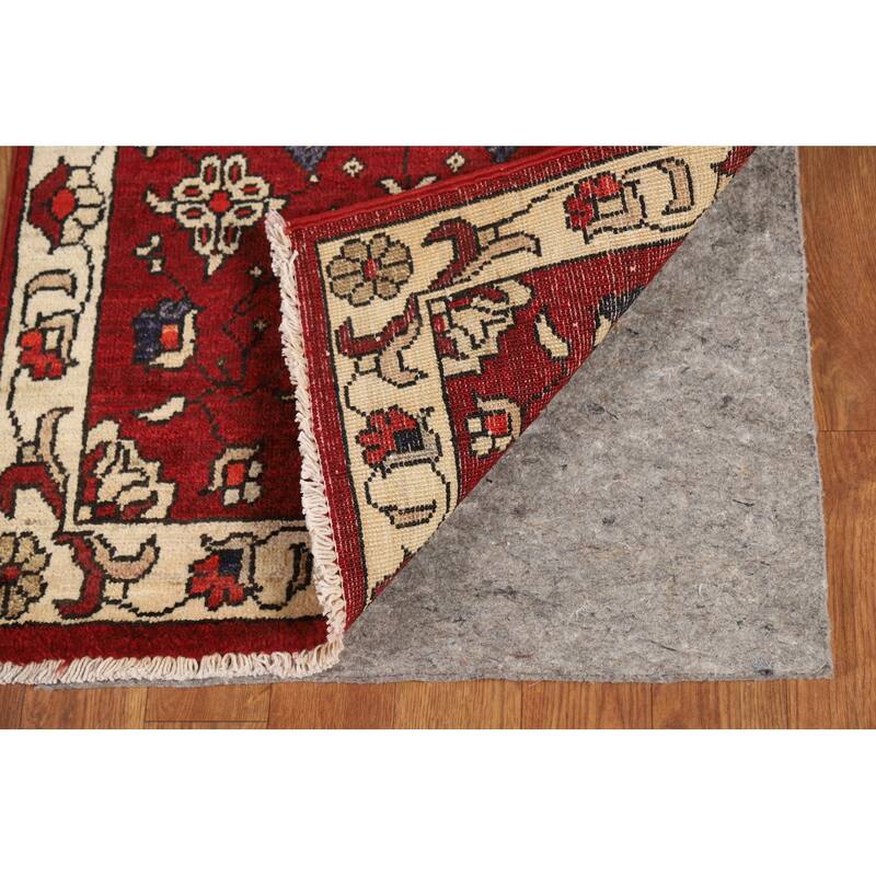 Red Kazak Oriental Foyer Rug Hand-Knotted Wool Carpet - 2'0" x 3'0"