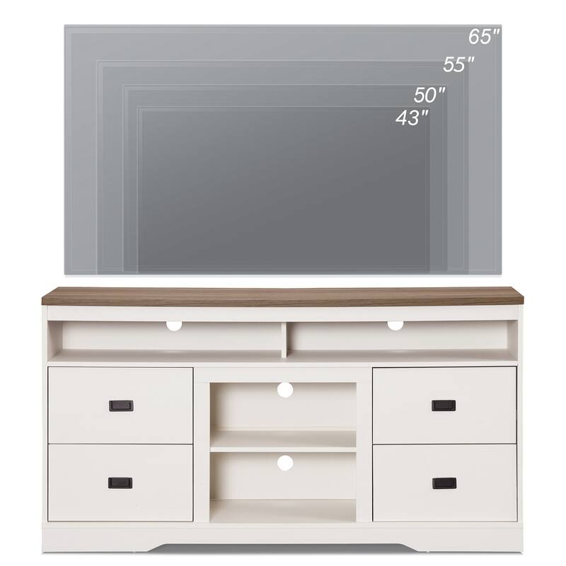 Farmhouse High TV Console