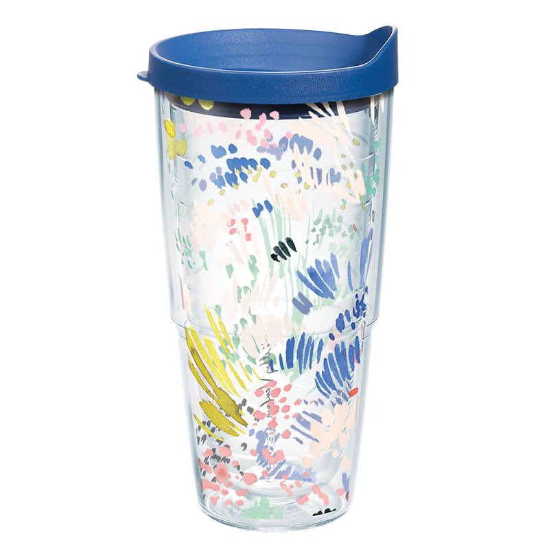 Tervis Kelly Ventura Valley Bright Made in USA Double Walled Insulated Travel Tumbler, Classic - 24oz