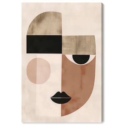 Face Moderne I Canvas by Art Remedy, Gallery Wrapped