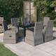 Option Grey 55.1" x 27.6" x 29.1" 7-Piece