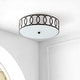 preview thumbnail 18 of 48, Elizabeth Metal LED Flush Mount, by JONATHAN Y