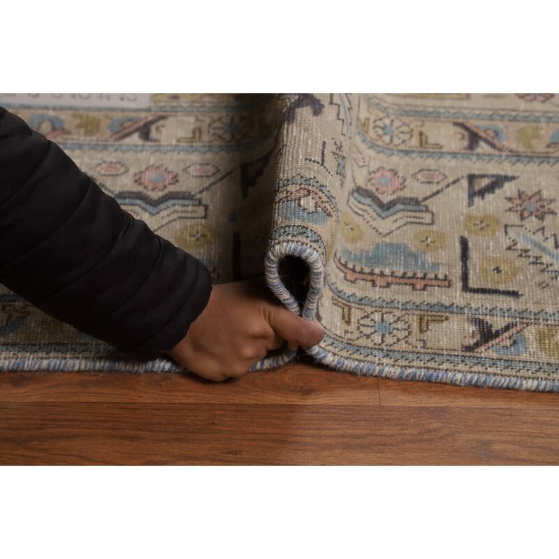 Beuge Tabriz Persian Rug Traditional Hand-Knotted Wool Carpet - 8'8"x 11'2"