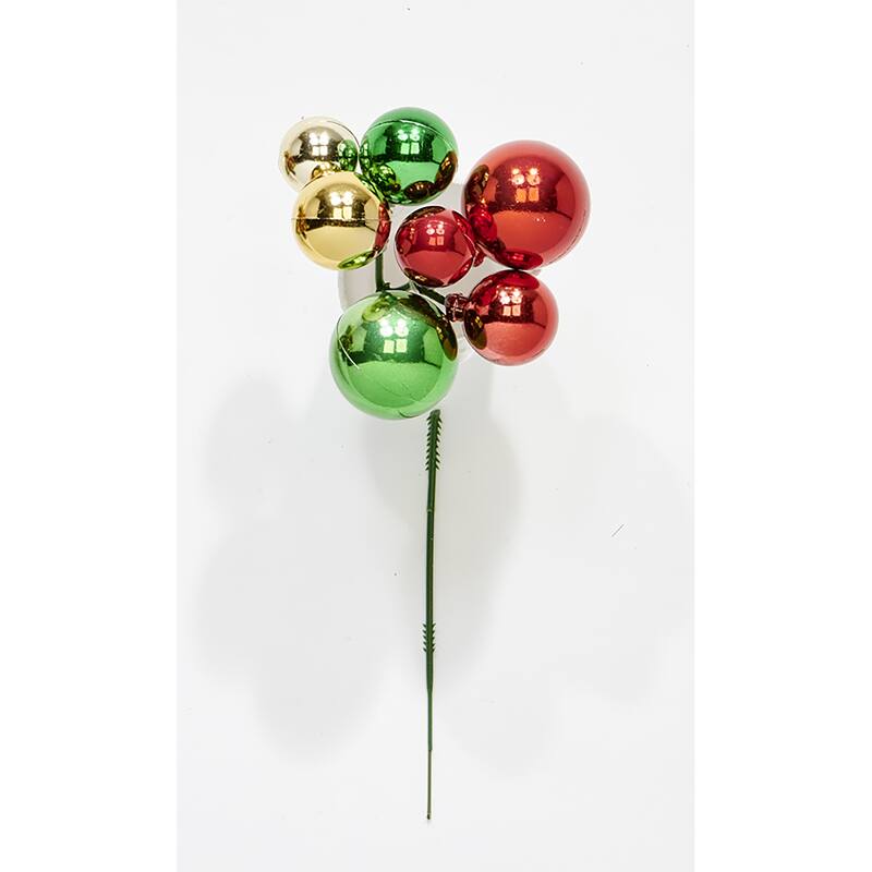 Ball Pick x 7, Red, Set of 12 - 6.5