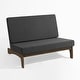 preview thumbnail 7 of 72, Patio Teak Wood Outdoor Loveseat with Cushion