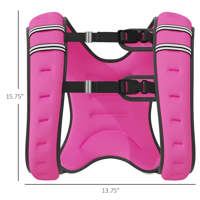 Soozier Weight Vest Workout Equipment Adjustable 18lbs Weighted Vest for Men Women