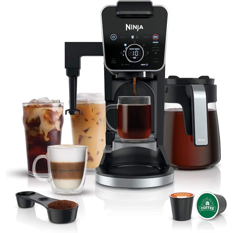 Ninja R-CFP300 DualBrew Pro 12-Cup Coffee Maker, Black - Certified Refurbished