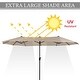 preview thumbnail 24 of 24, 7/8-Piece Patio Dining Set of 6 Swivel Metal Rattan Chairs with Deep-seating Chairs and Wood-like Table Top Table