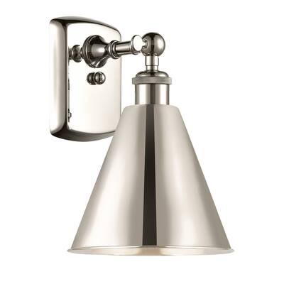 Innovations Lighting 516-1W-12-8 Ballston Sconce Ballston Cone 12"