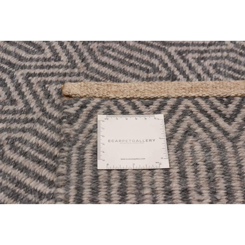 Nevada Grey Kilim 5'2" x 7'8" - 5'2 x 7'8