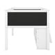 preview thumbnail 4 of 10, Twin Size Loft Bed With 2 Shelves,Ladder,Guardrail Chalkboard for Home