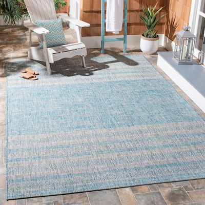 SAFAVIEH Courtyard Evon Indoor/ Outdoor Waterproof Patio Backyard Rug