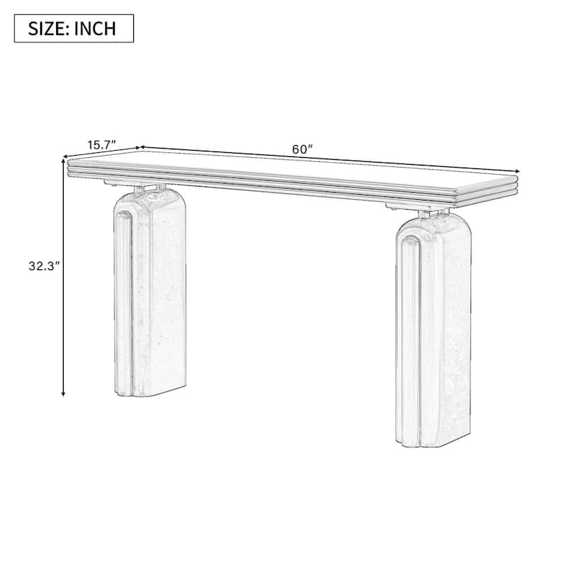 Chic,Elegant and Luxurious Acacia Veneer Console Table
