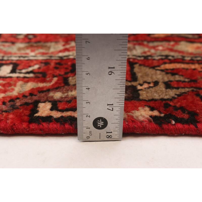 ECARPETGALLERY Hand-knotted Konya Red Wool Rug - 3'3 x 9'0