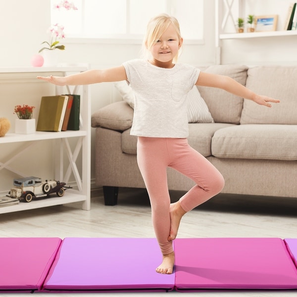 Folding exercise mat for sale top