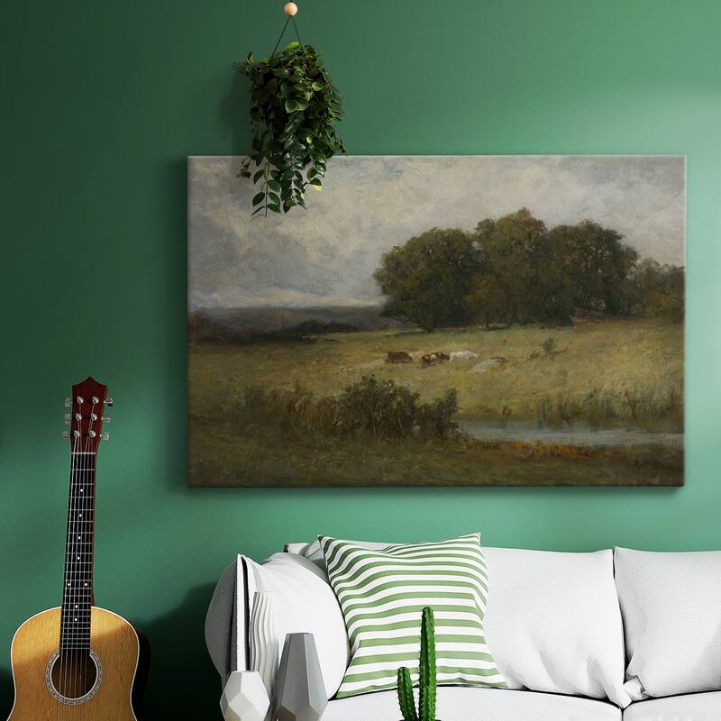 Vintage Landscape -DLXVIII -Gallery Wrapped Canvas