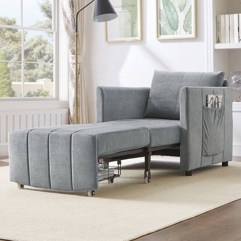 Upholstered Convertible Sleeper Sofa