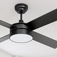 preview thumbnail 2 of 9, Moasis 48-inch 4 Blades Ceiling Fan with LED Lights and Remote Control