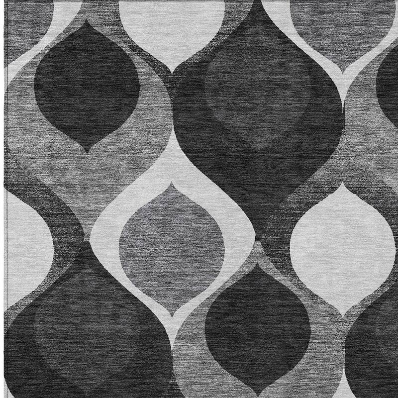 HomeRoots Ogee Transitional Rectangle Outdoor Rug