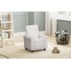 preview thumbnail 1 of 27, Olive & Opie Jordan Kids Recliner Wooly White
