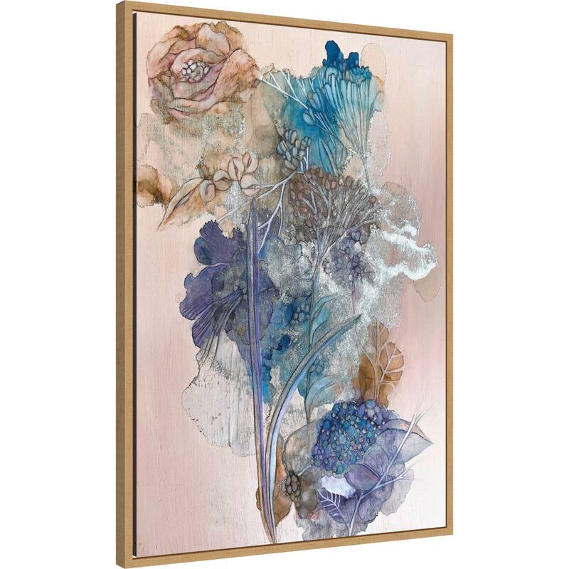 Keeping a Secret All To Herself by Mishel Schwartz Framed Canvas Wall Art Print