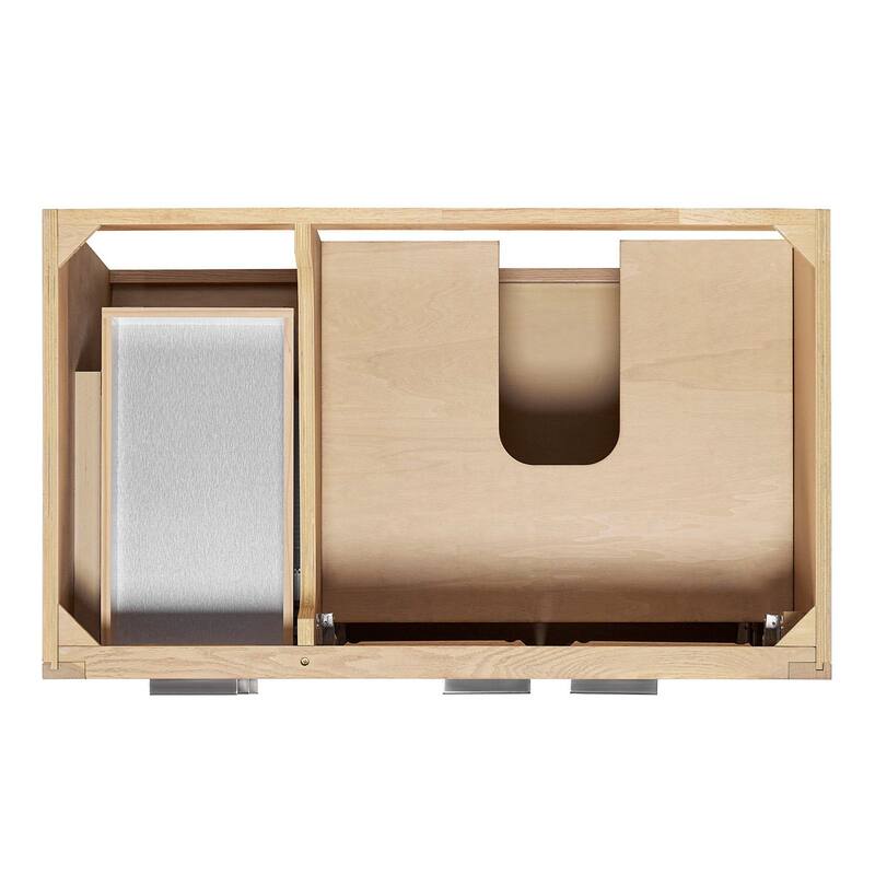 Ariel P36-R-BC Milan 36" Single Free Standing Vanity Cabinet Only