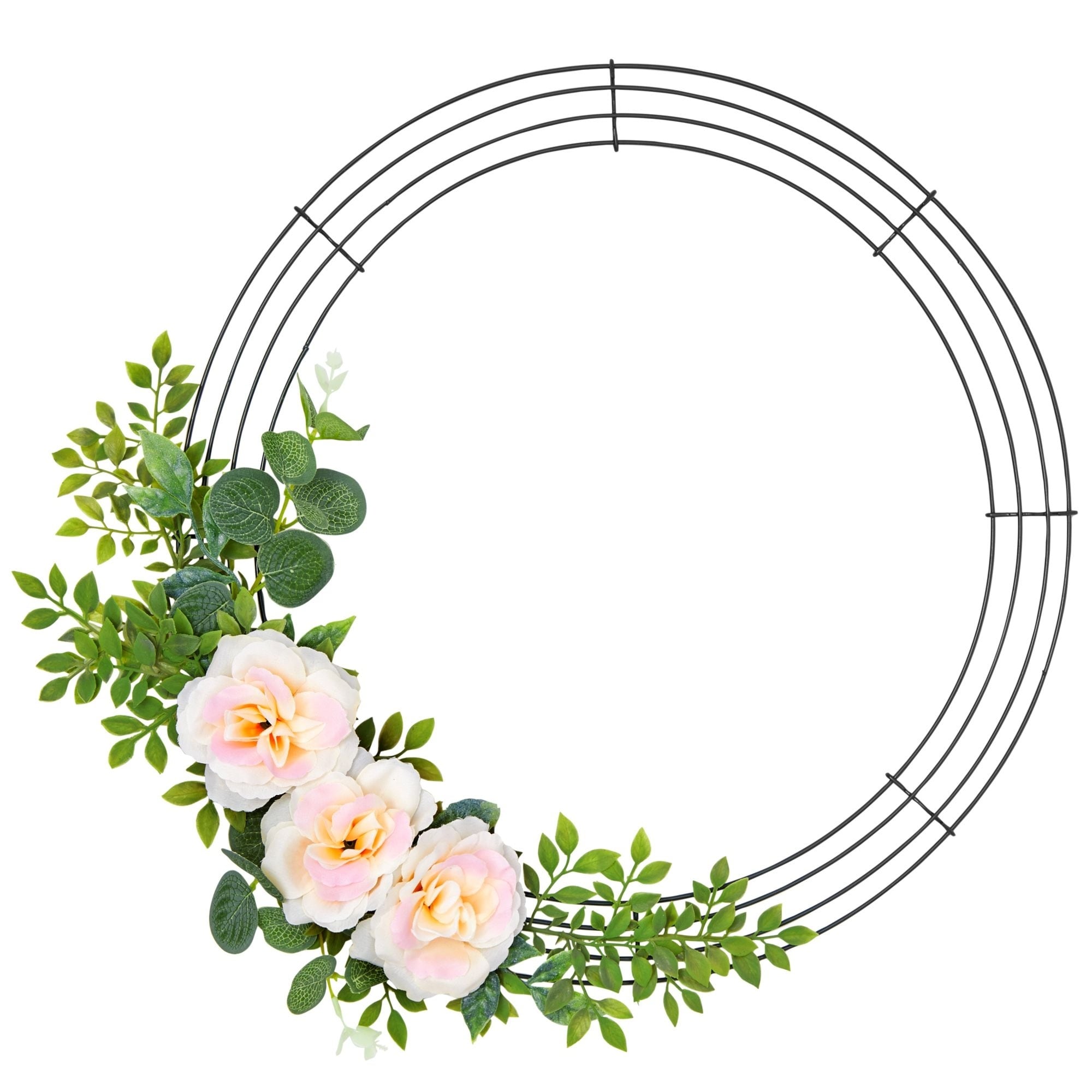 Single wire wreath frame clearance