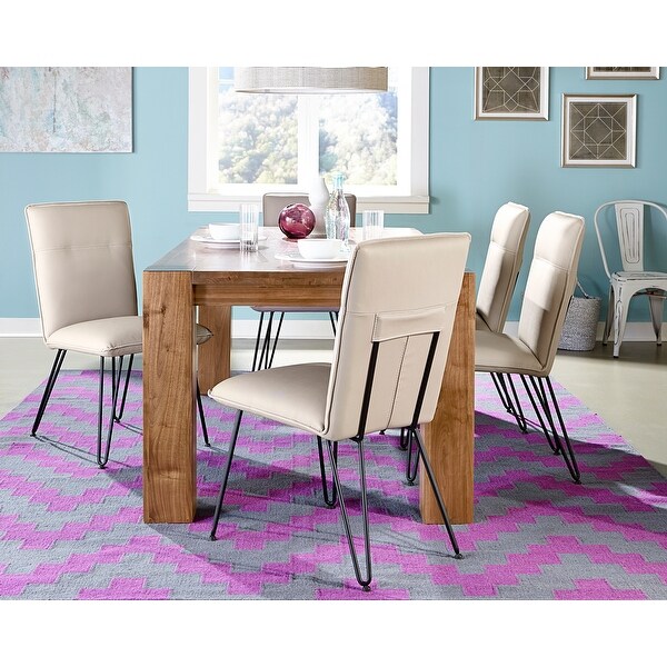Demi Hairpin Leg Modern Dining Chair Set of 2 Bed Bath