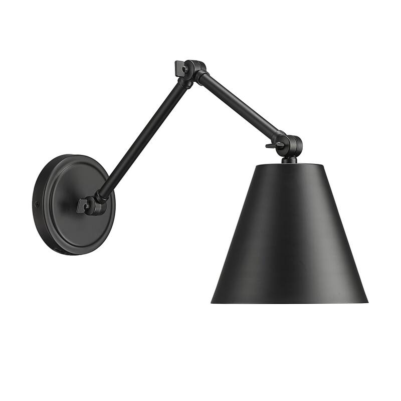 Z-Lite 347S Regent 8" Tall Wall Sconce - Matte Black