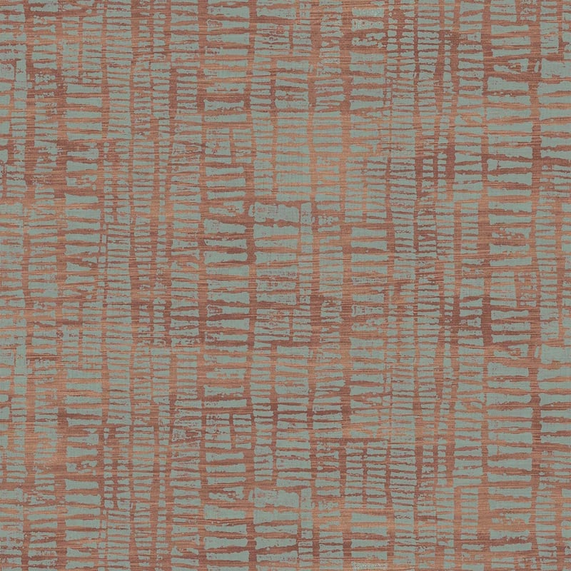 Seabrook Designs Zya Abstract Unpasted Wallpaper - 20.5 in. W x 33 ft. L - Rust
