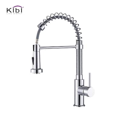 Aurora Single Handle Pull Down Kitchen Sink Faucet