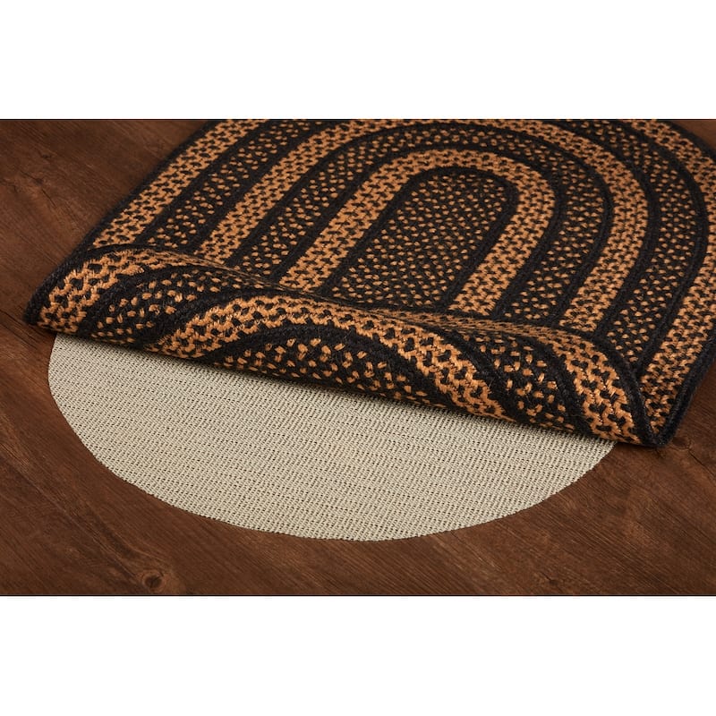 Farmhouse Jute Rug Oval w/ Pad 20x30 - 20" x 30"