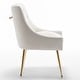 preview thumbnail 8 of 106, SEYNAR Modern Dining Chairs Set of 6, Velvet Accent Chair Tufted Back Armless Chair with Back Pull