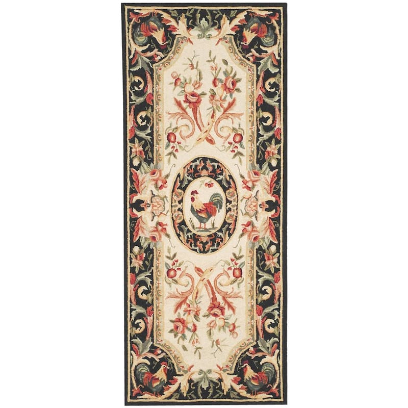 SAFAVIEH Handmade Chelsea Myranda French Country Rooster Wool Rug